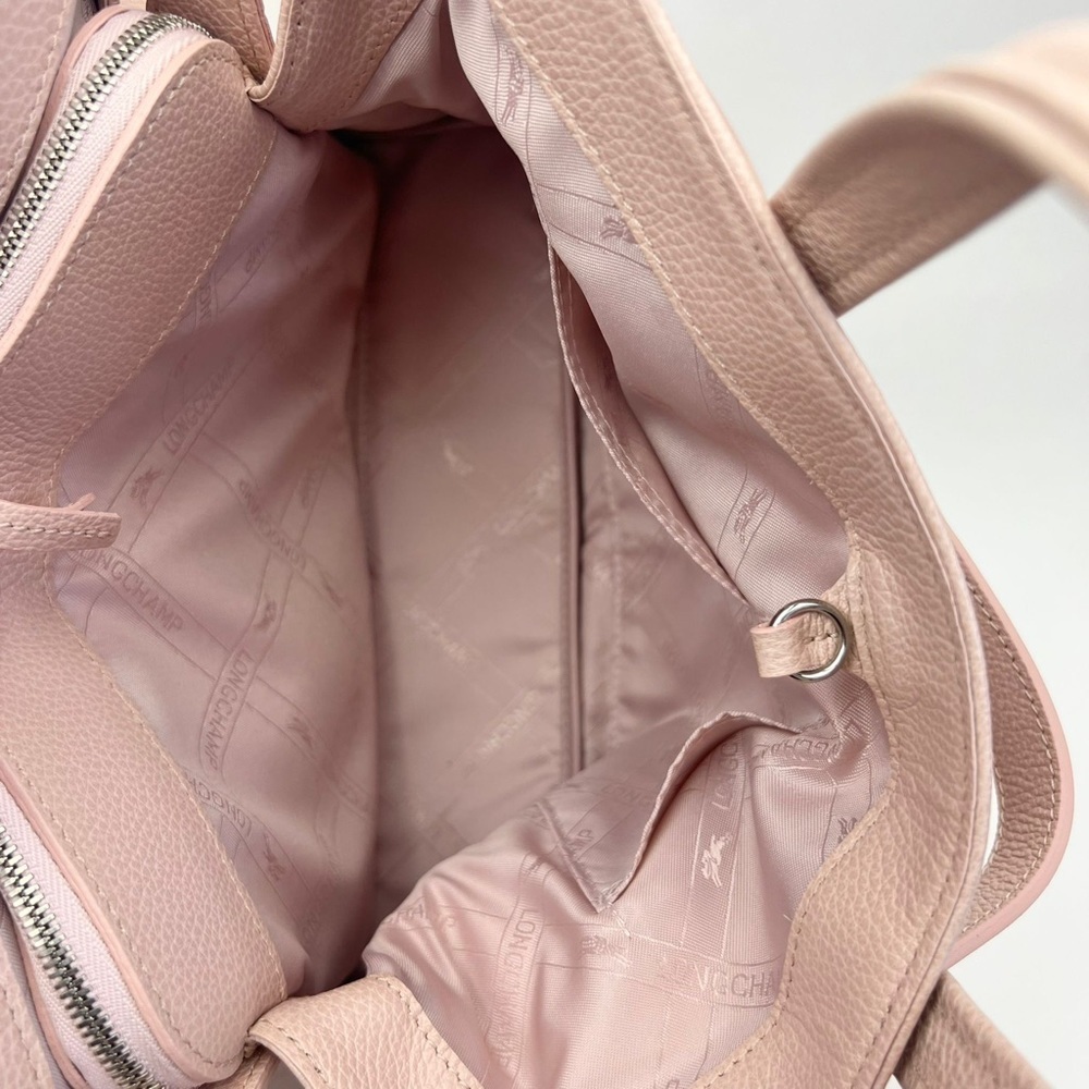 LONGCHAMP Le Foulonné Zip Around Leather tote - Picture 9 of 13